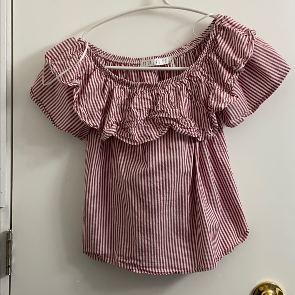 POTTER’S POT off the shoulder blouse